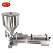 Mixed and heat pneumatic stainless steel semi-auto small bottle liquid filling machine